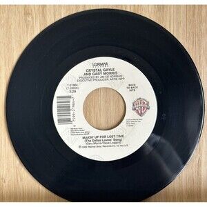 Crystal Gayle Makin Up For Lost Time / Cry 45 Rpm 7” Jukebox Dallas 1985 Warner